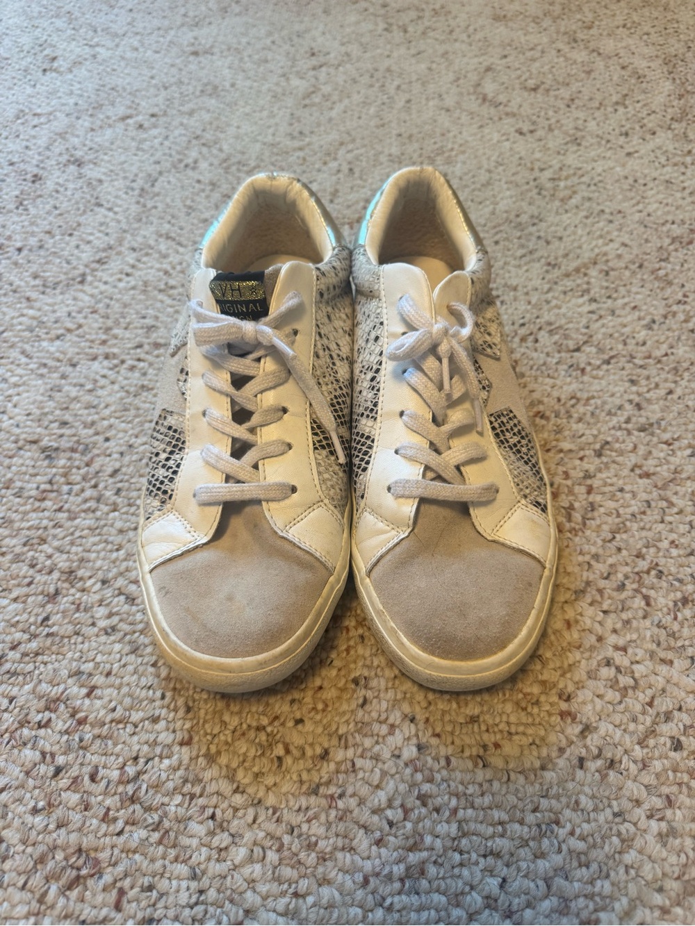 Women’s Gold Snake Vintage Havana Sneakers